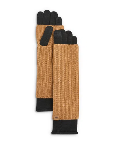 Ugg Modular Knit Gloves In Black Multi