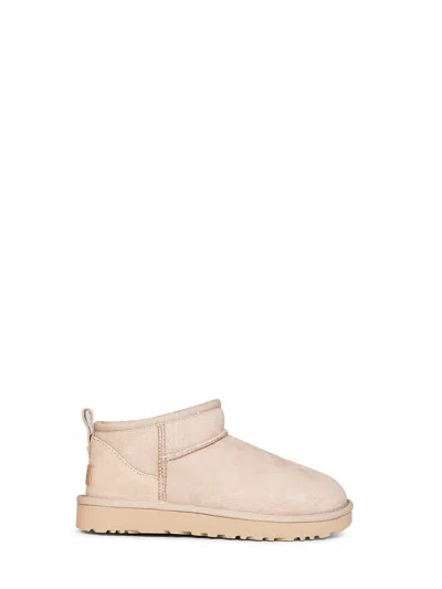 Ugg Moonlight Beige Classic Ultra Mini Boots In Neutral