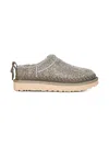 Ugg Moss Green Classic Micro Biarritz Mules In Green