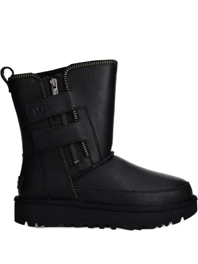 Ugg Moto Boots In Black