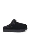 Ugg Mule Goldenstar In Suede In Black