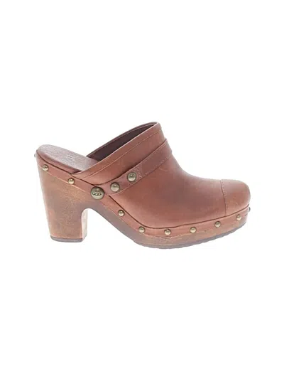 Pre-owned Ugg Mule/clog In Brown