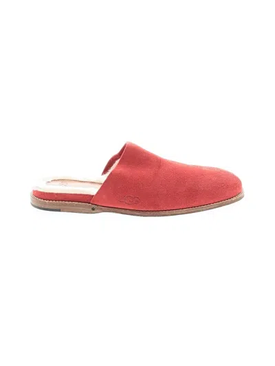 Pre-owned Ugg Mule/clog In Red