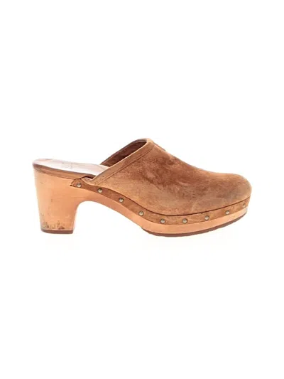 Pre-owned Ugg Mule/clog In Tan