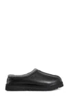 Ugg Black Tasman Leather Regenerate Mules In Black