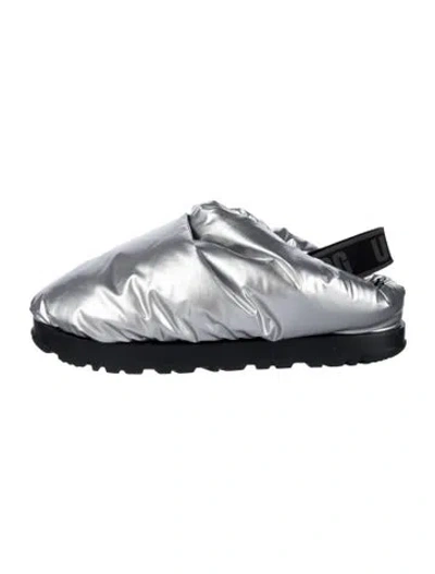 Pre-owned Ugg Mules In Silver
