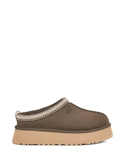 Ugg Muted Brown Tazz Ii Suede Slippers