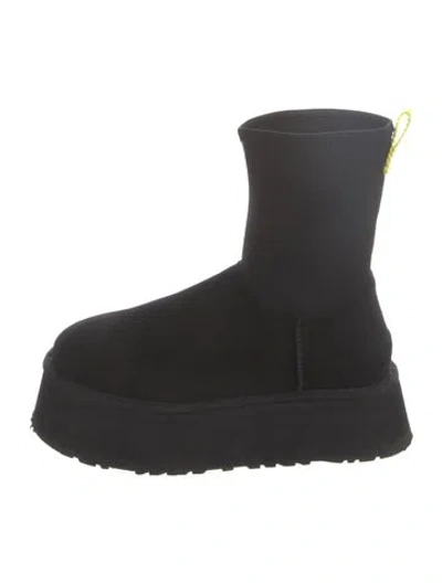 Pre-owned Ugg Neoprene Boots In Black