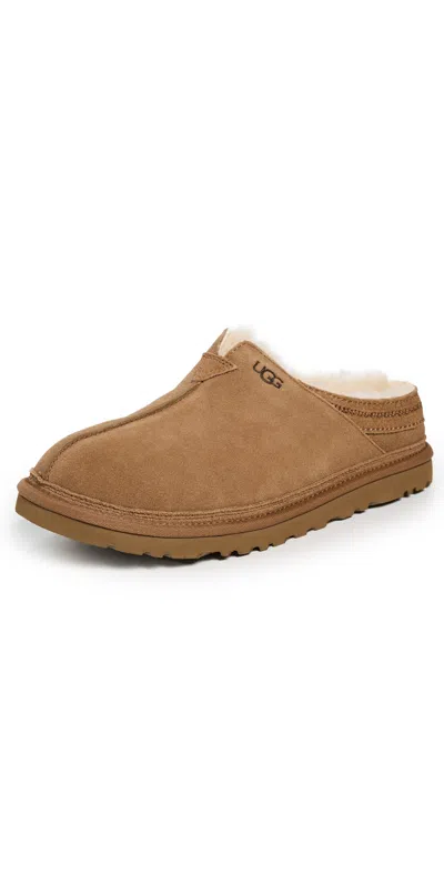 Ugg Neuman Slippers Chestnut In Brown
