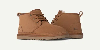 Ugg Neumel 1094269-che Boots Women's 10 Chestnut Suede Wool Lined Chukka Gbnc460 In Brown