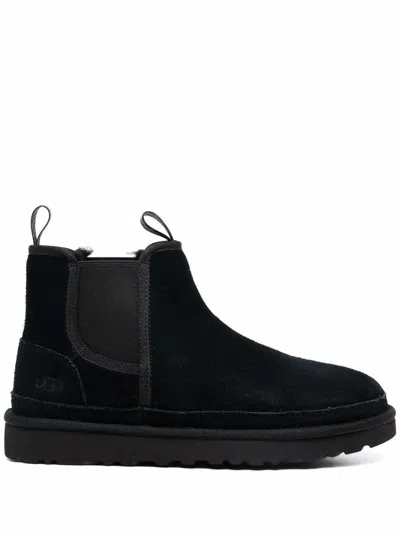 Ugg "neumel Chelsea" Ankle Boots In Black