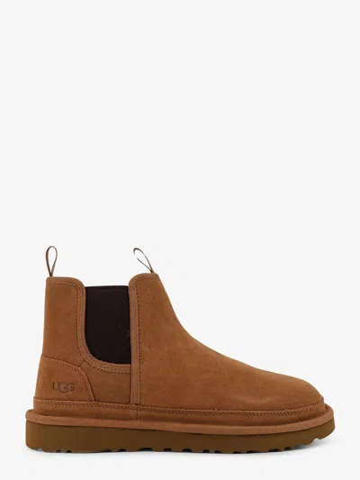 Ugg Neumel Chelsea Suede Boots In Brown