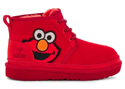 Pre-owned Ugg Neumel Ii Boot Sesame Street Elmo (kids) Sneakers In Red