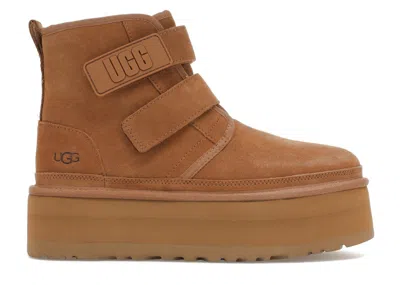 Pre-owned Ugg Neumel Platform Boot (women's) Sneakers In Chestnut