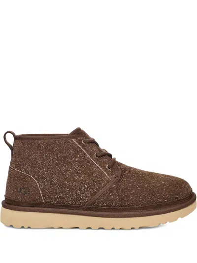 Ugg Neumel Shaggy "burnt Cedar" Boots In Brown