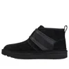 Ugg Neumel Snapback Buckle Fleece Lined Snow Boots Black In Multi