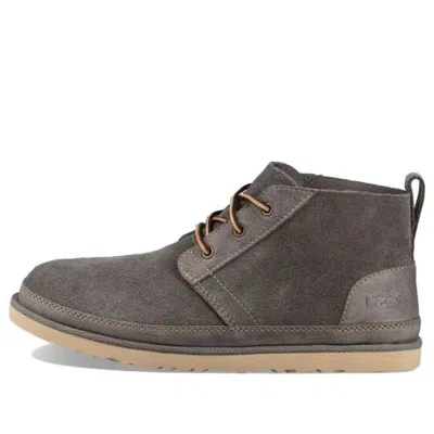 Ugg Neumel Unlined Leather Lacing Cargo Gray In Brown