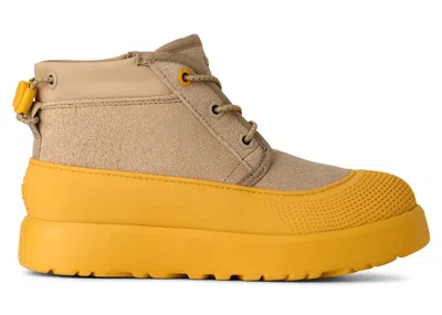 Pre-owned Ugg Neumel Weather Hybrid Boot (kids) Sneakers In Mustard Seed/summer Wheat