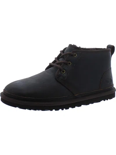 Ugg Neumel Womens Slip On Bootie Ankle Boots In Brown