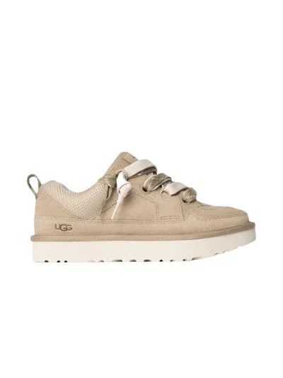 Ugg Neutrals Suede And Recycled Fabric Sneakers In Multi
