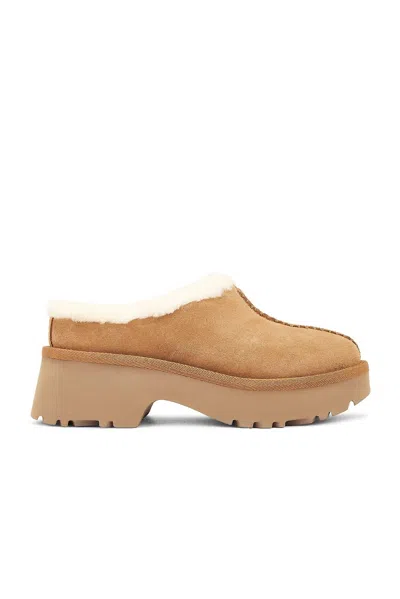 Ugg New Heights Cozy Clog In Chesnut In Multi