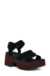 Ugg New Heights Sandals In Black