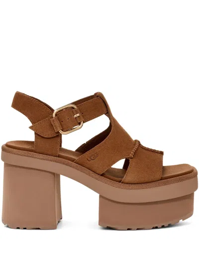Ugg New Heights Sandals In Brown