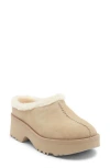 Ugg ® New Heights Plush Lined Clog In Yellow