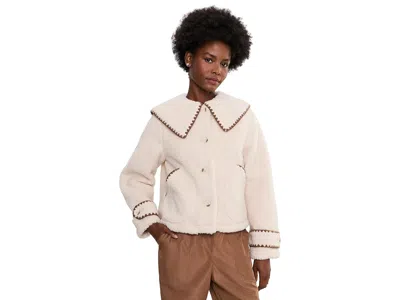 Ugg Nikia Blanket-stitch Jacket In Animal Print
