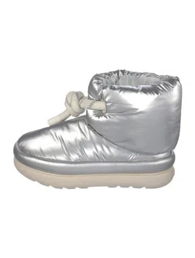 Pre-owned Ugg Nylon Boots In Silver