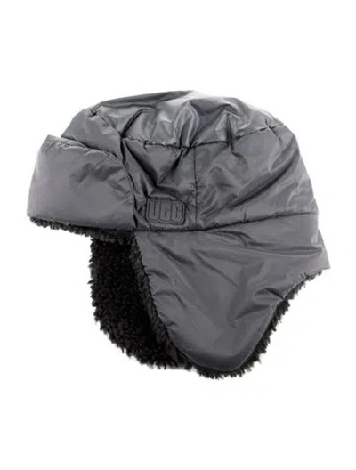 Pre-owned Ugg Nylon  Trapper Hat In Black