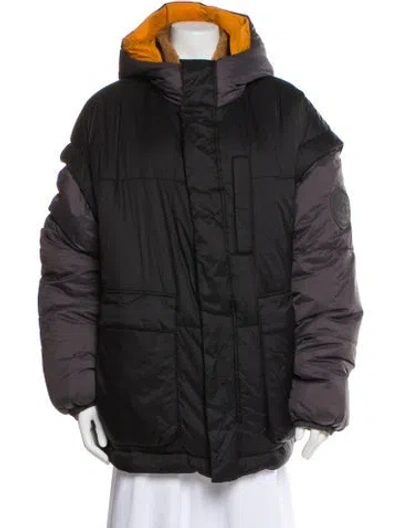 Pre-owned Ugg Nylon Utility Jacket In Gray