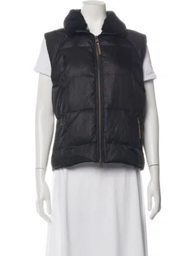 Pre-owned Ugg Nylon Vest In Black