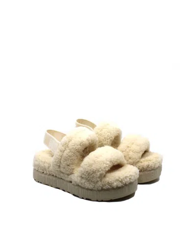 Ugg Oh Fluffita Sandal In Natural In Brown