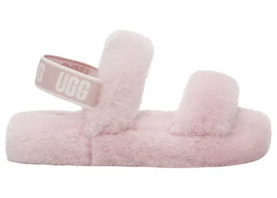 Pre-owned Ugg Oh Yeah Slide (kids) Sneakers In Sea Shell Pink
