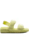 Ugg Oh Yeah Slide "sulfur" Sandals In Yellow