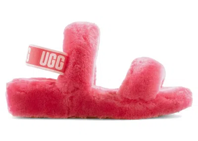 Pre-owned Ugg Oh Yeah Slide (women's) Sneakers In Strawberry Sorbet