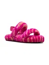 Ugg Oh Yeah Slipper "rock Rose Zebra" Sandals In Pink