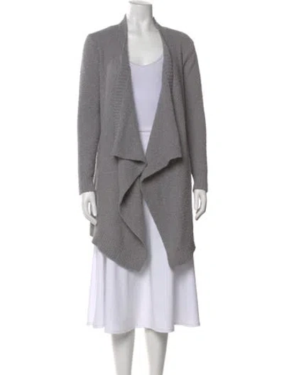 Pre-owned Ugg Open Front Sweater In Gray