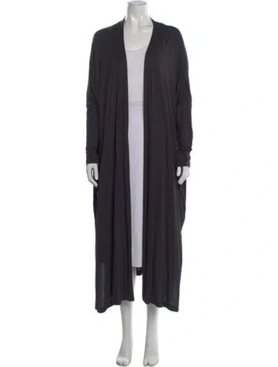 Pre-owned Ugg Open Front Sweater In Gray