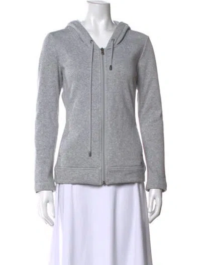 Pre-owned Ugg Open Front Sweater In Gray