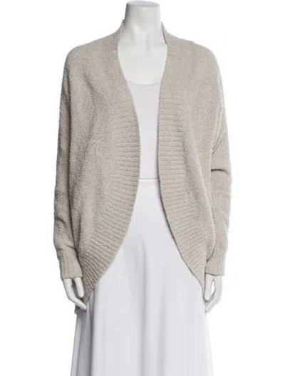 Pre-owned Ugg Open Front Sweater In Neutral