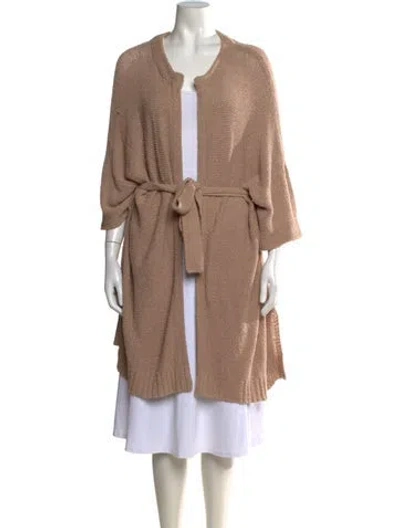 Pre-owned Ugg Open Front Sweater In Neutrals