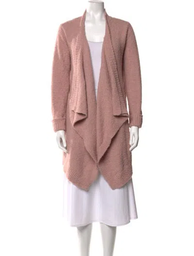 Pre-owned Ugg Open Front Sweater In Pink