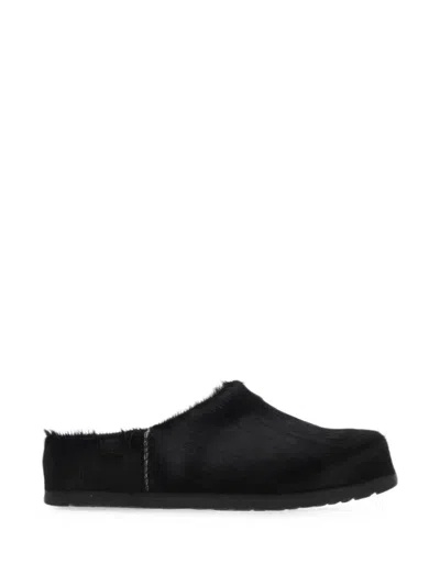 Ugg Otzo Calf-hair Backless Mules In Black