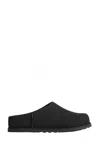 Ugg Round-toe Flat Mules In Black