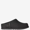 Ugg Slip-on Sabot Shoes With Rounded Toe And Matte Finish In Black