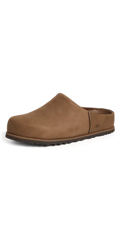 Ugg Otzo Clogs Dark Chestnut In Brown