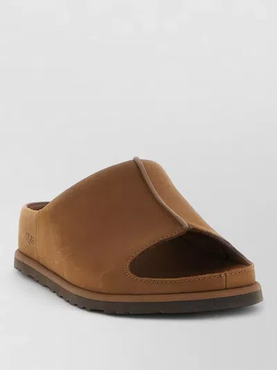 Ugg Otzo Flat Sole Open Toe Sandals In Brown