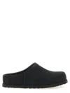 Ugg Black Solid Slides In Black